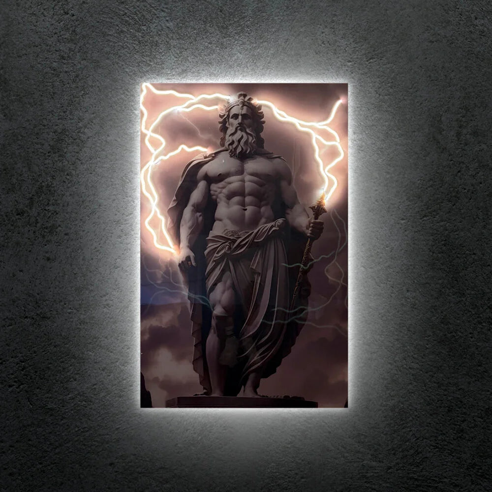 Exclusive Zeus Neon Tablo