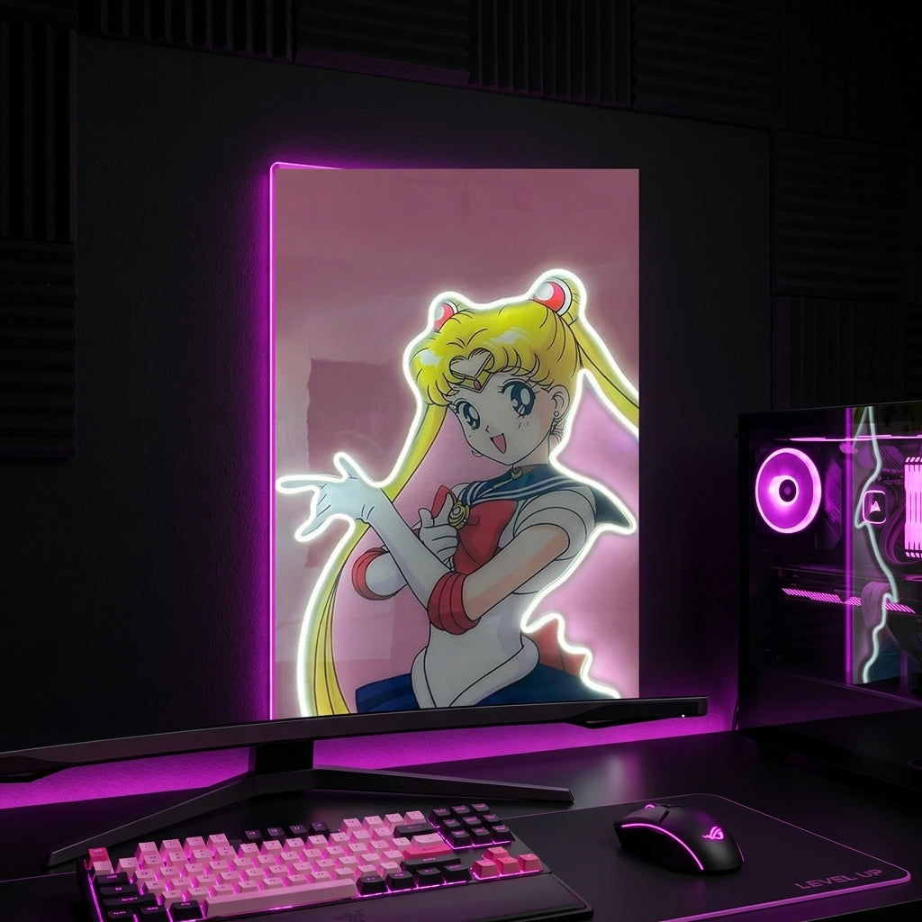 Sailor Moon Neon Tablo