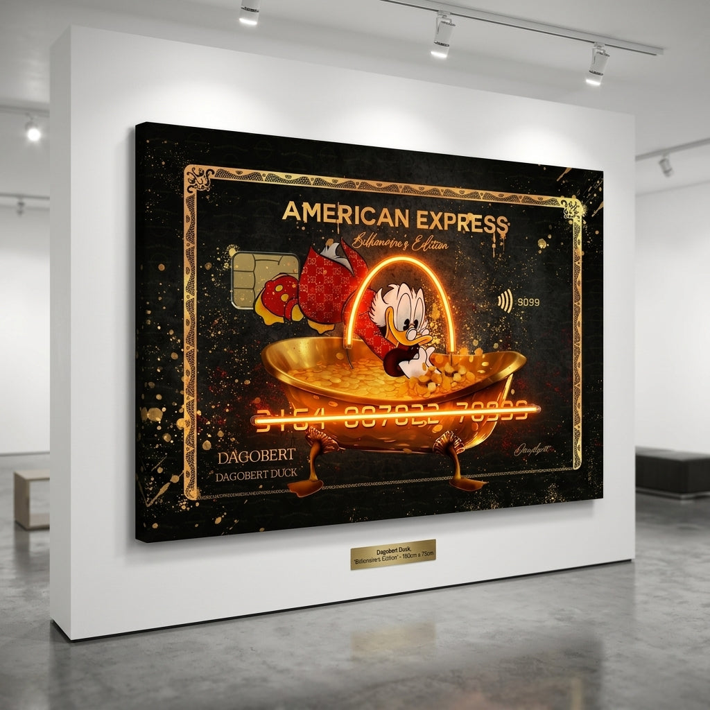 "Billionaire's Edition - Scrooge McDuck" Lüks Pop Art Tablo