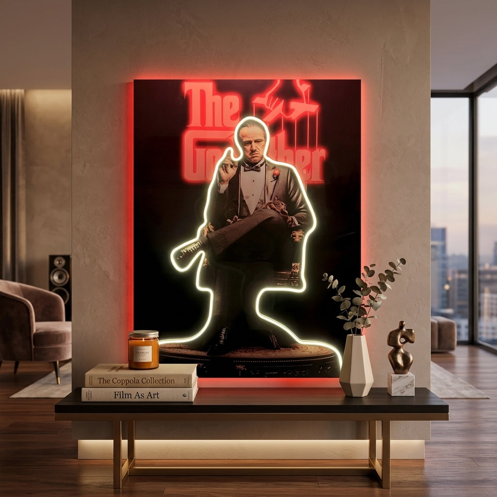 El Padrino Neon Tablo
