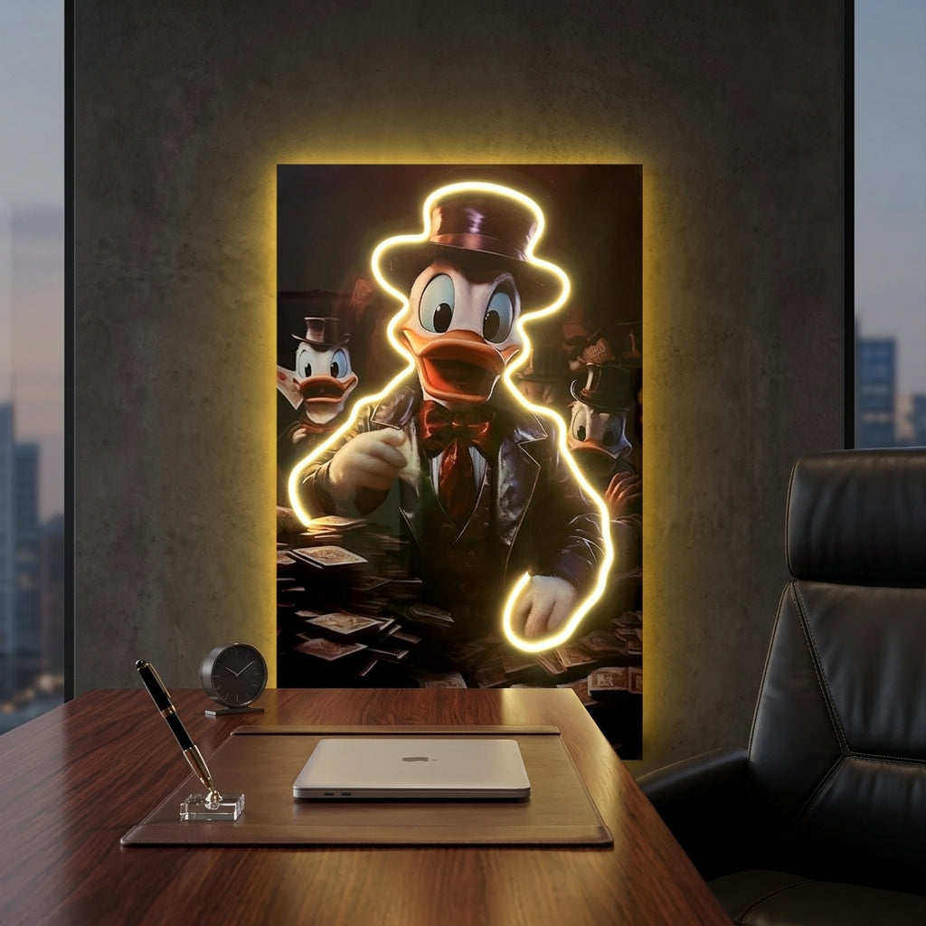 Mac Pato Neon Tablo