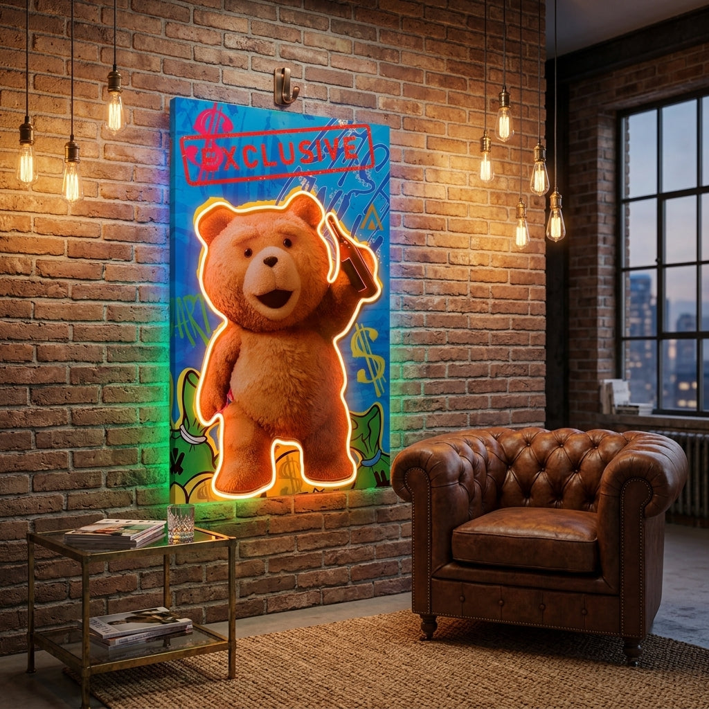 Exclusive Ted Neon Tablo