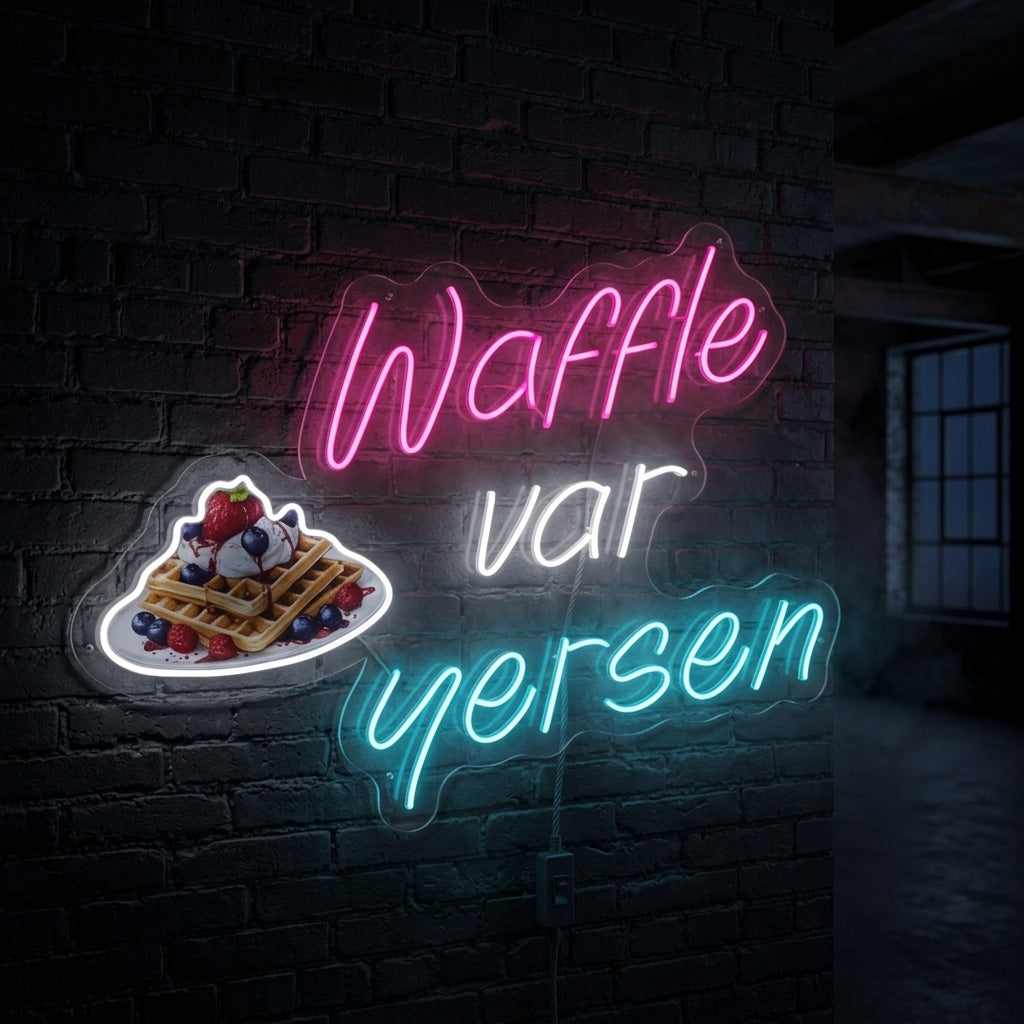 Waffle Var Yersen Neon Tabela