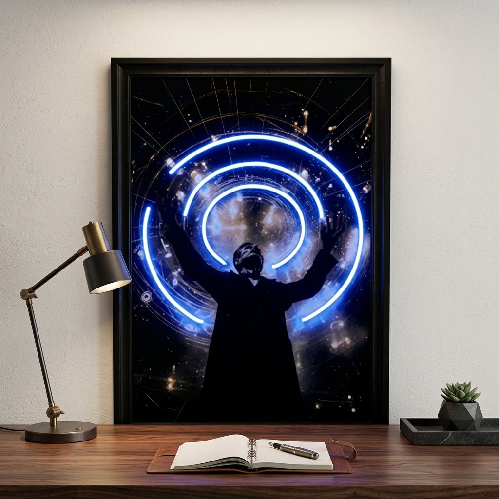 NICOLA TESLA Canvas Art Tablo