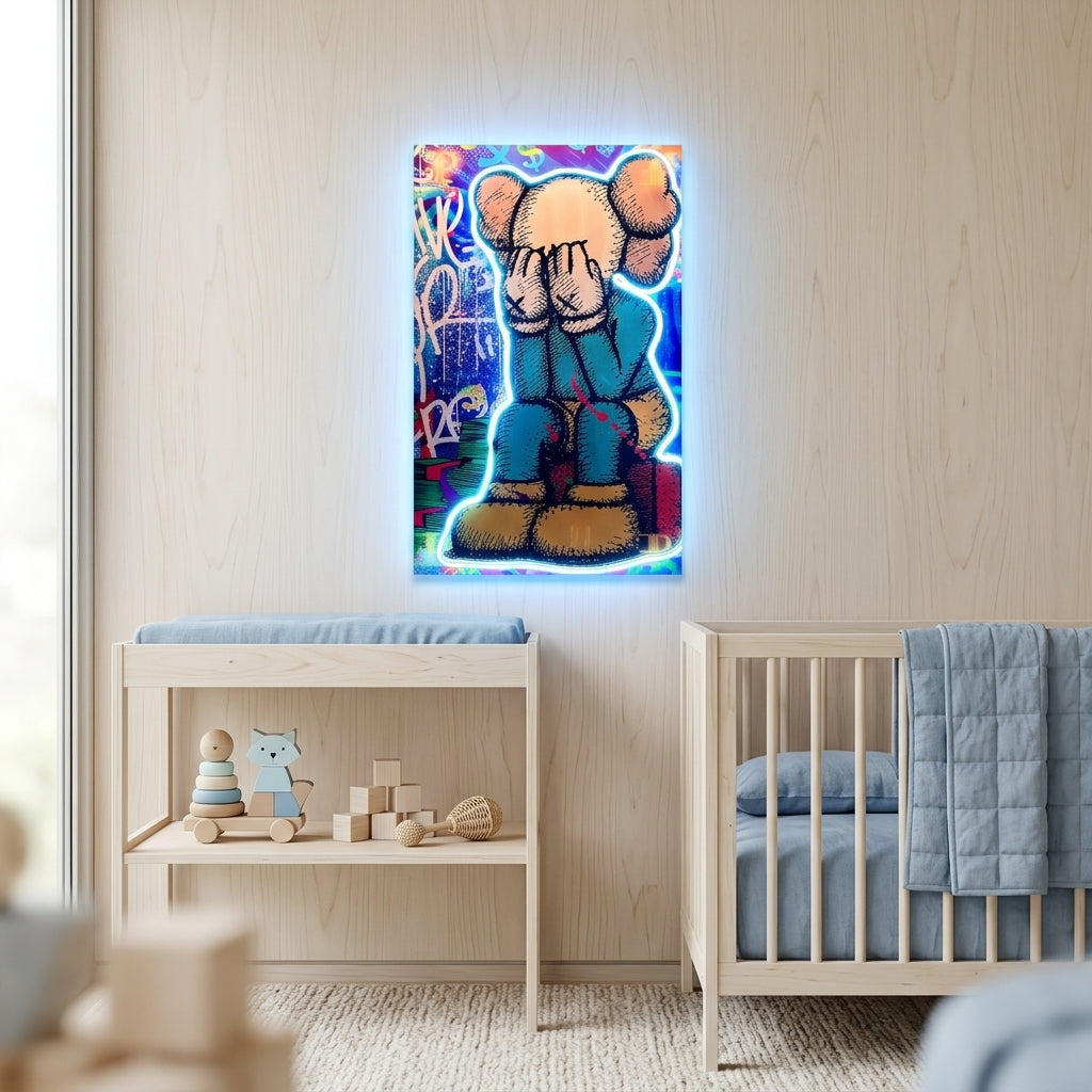 Kaws Exclusive Neon Tablo