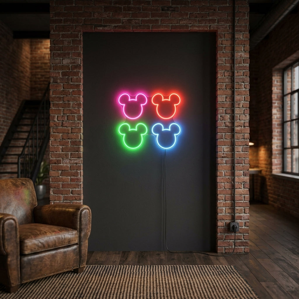 Mickey Renkli Neon Tabela