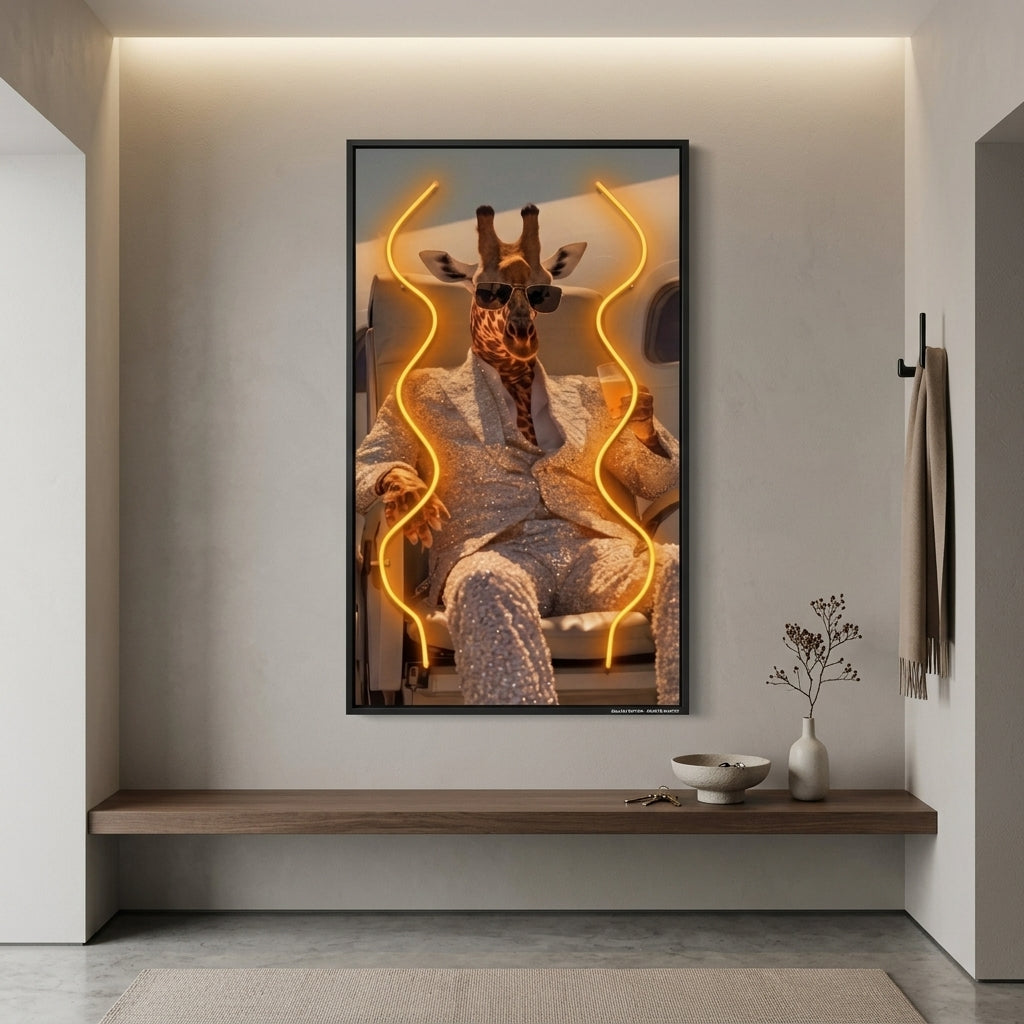 'Jetset Vibes' Özel Tasarım Pop-Art Tablo – Yeni Sezon