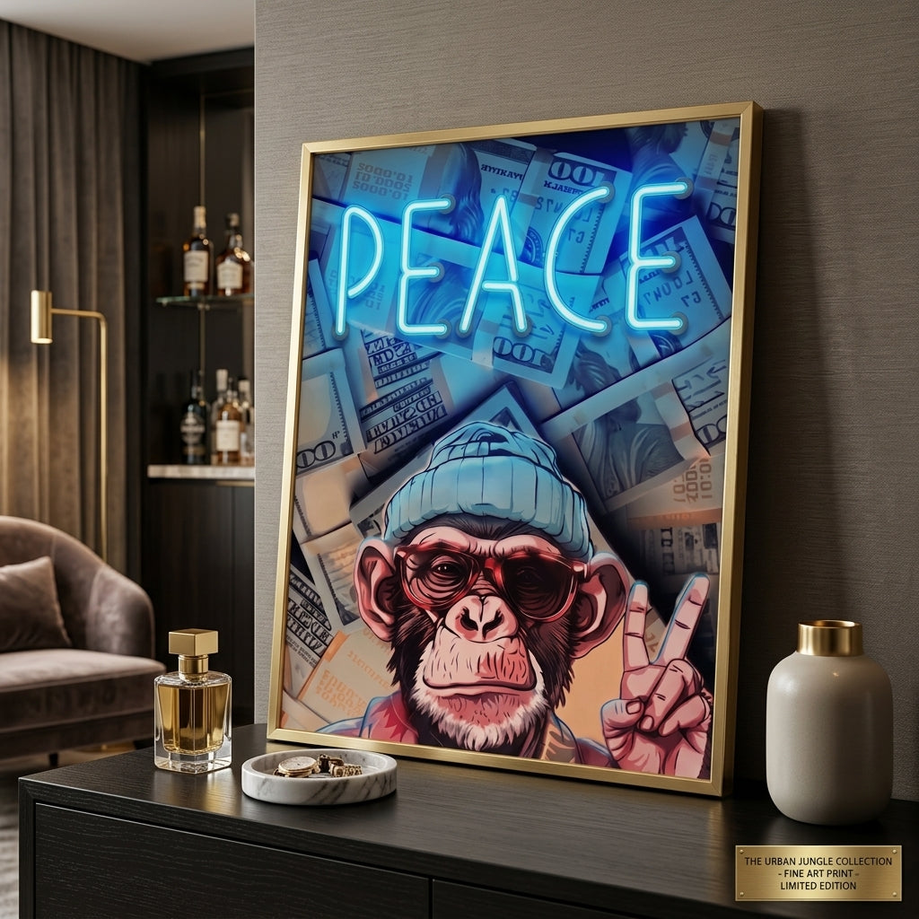 'Money & Peace' Özel Neon Tablo – Yeni Ürün