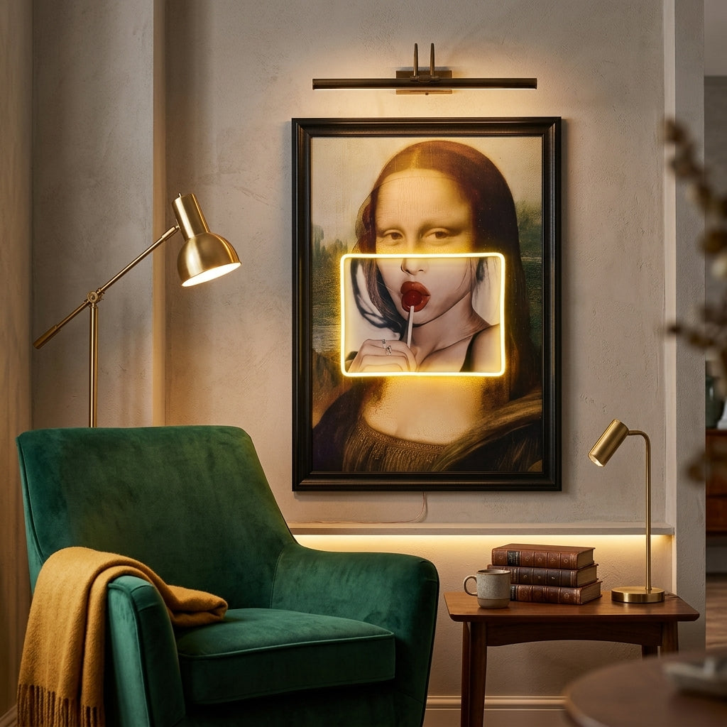 Modern Mona Lisa Tablosu
