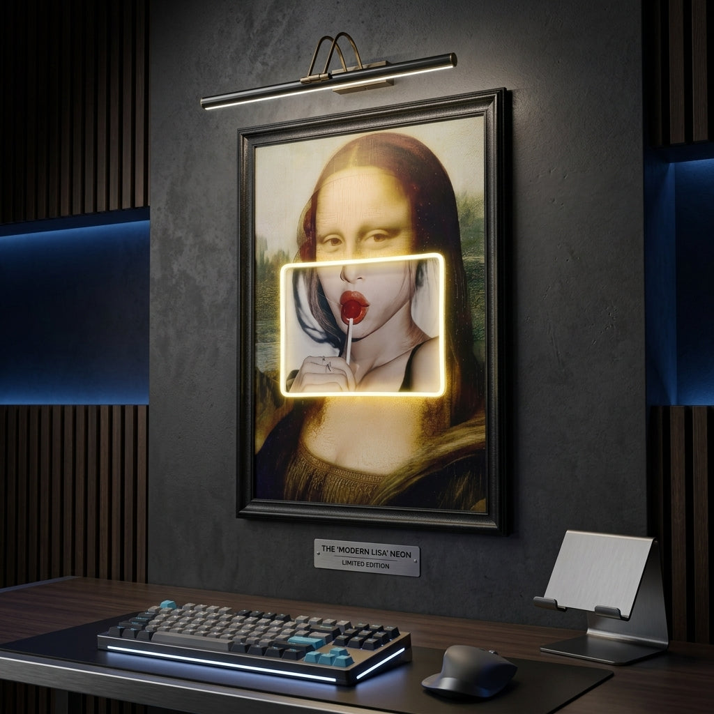 Modern Mona Lisa Tablosu