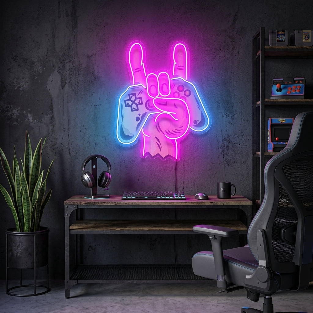 Game Hand Neon Tabela