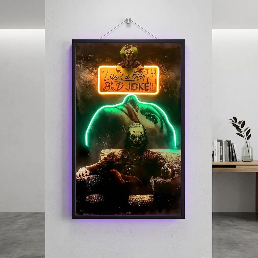 Bad Joker Neon Tablo