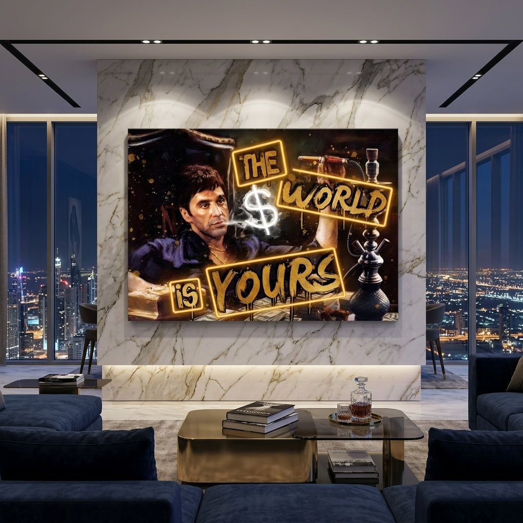 The World is Yours Kanvas Tablo