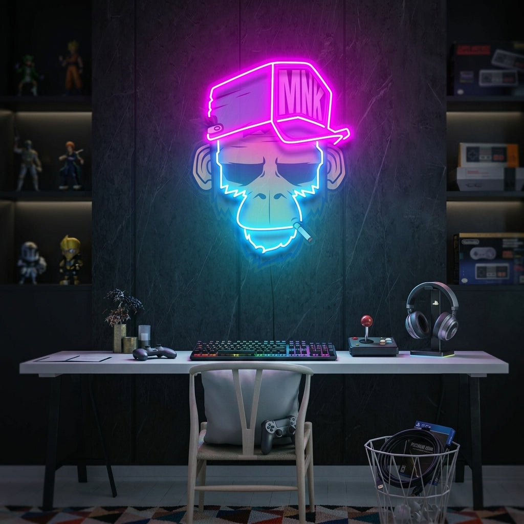 Monkey Smoke Neon Tabela