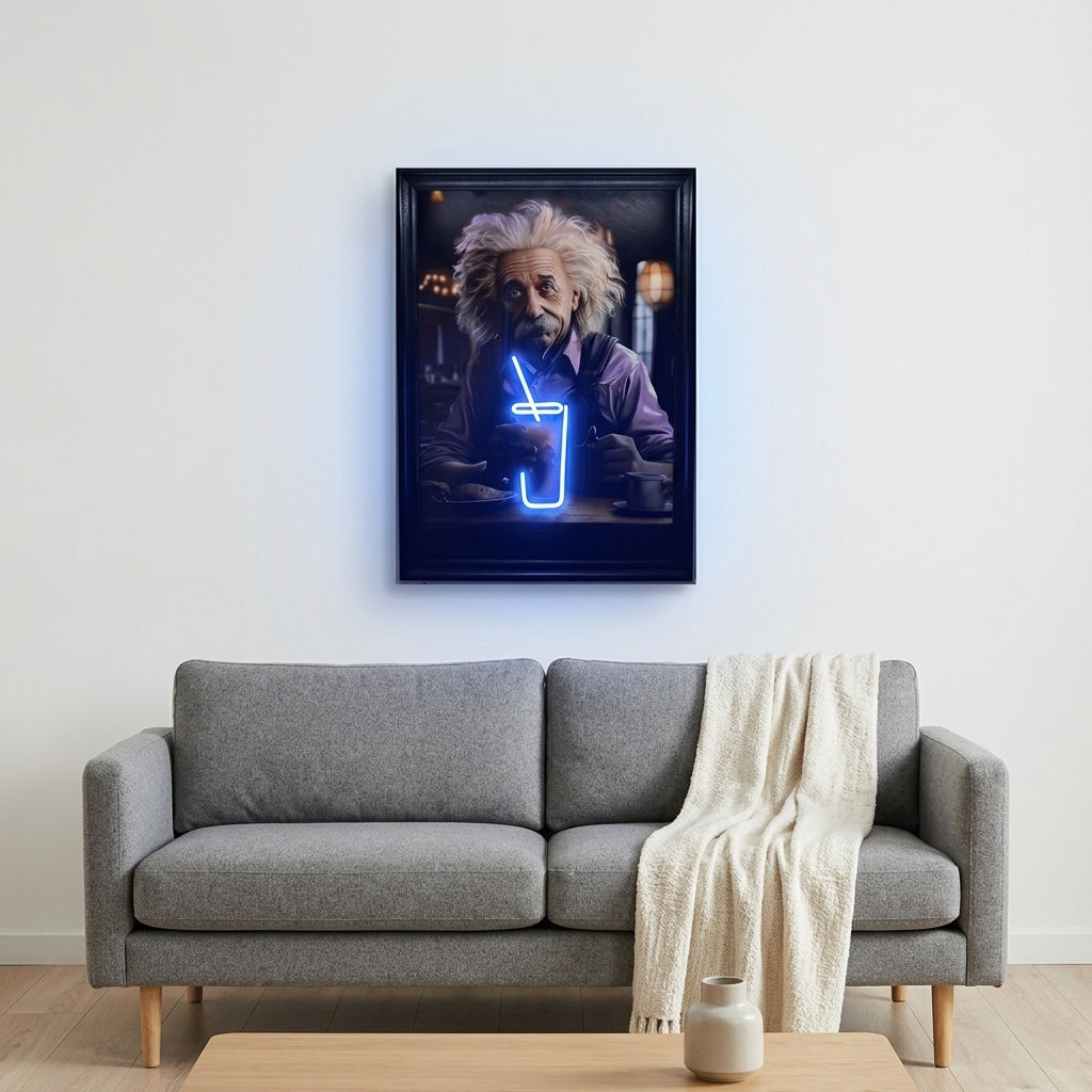 Einstein Canvas Art Tablo