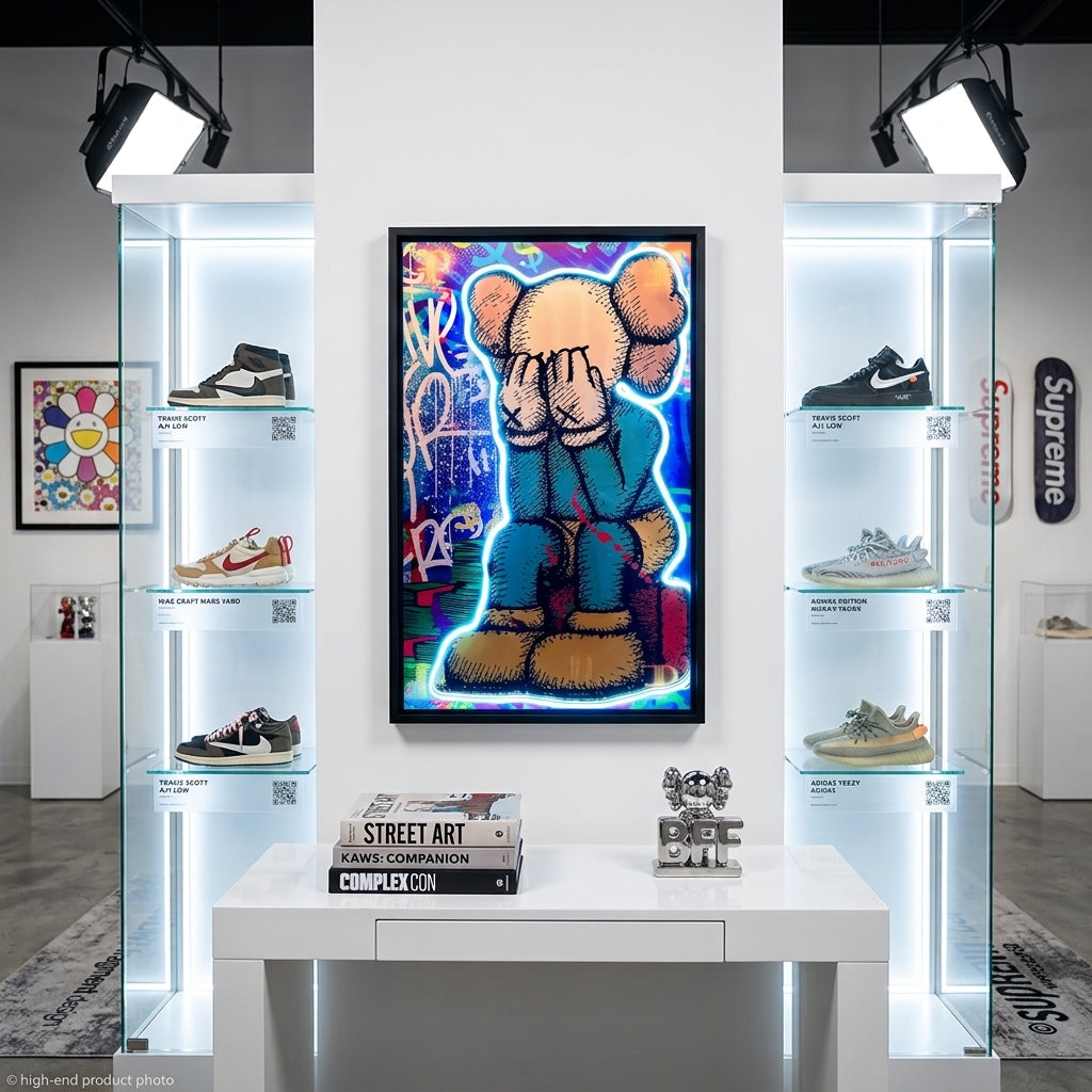 Kaws Exclusive Neon Tablo