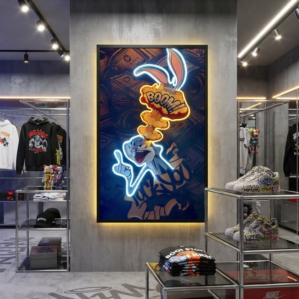 Bugs Bunny Neon Tablo