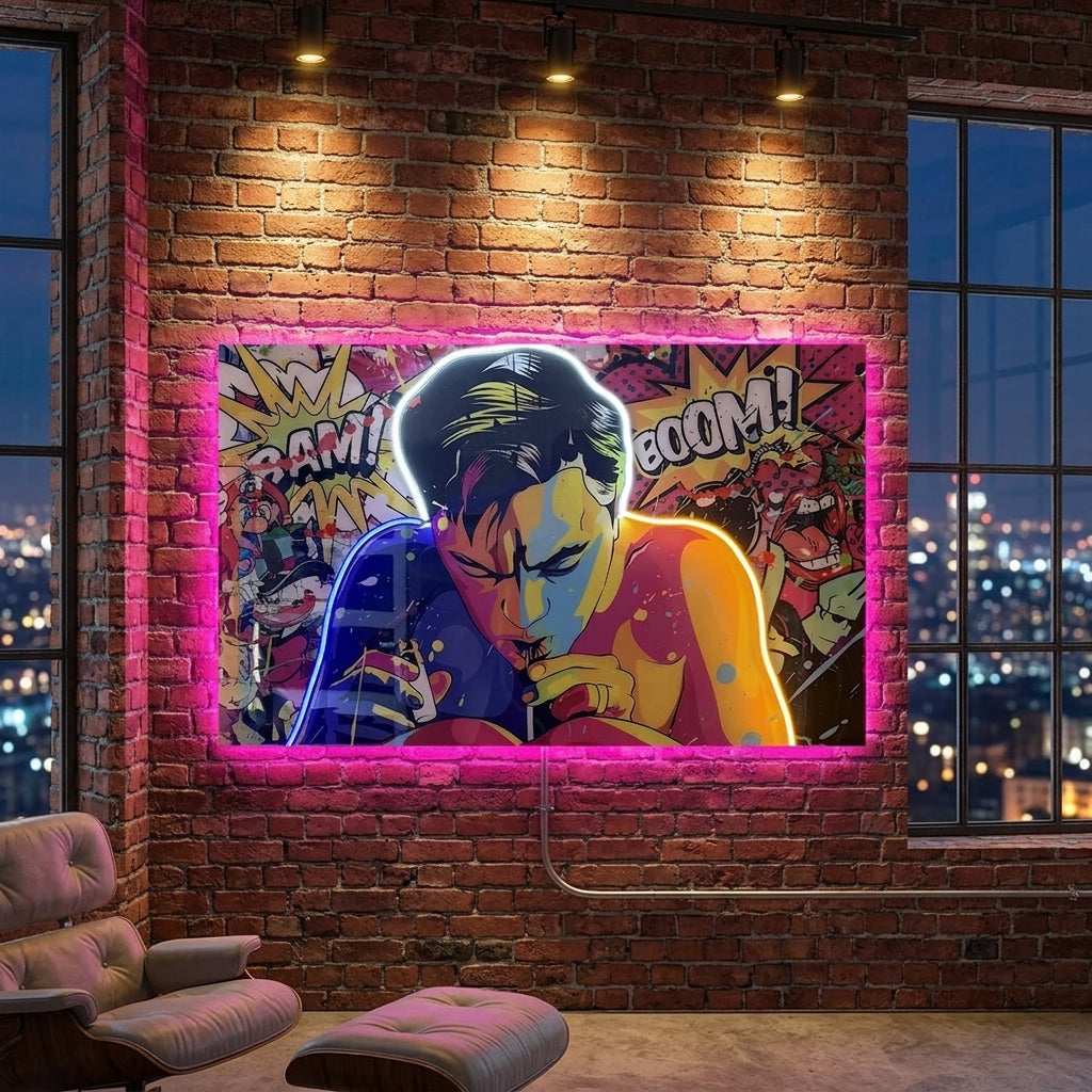 Exclusive Jordan Belfort Neon Tablo