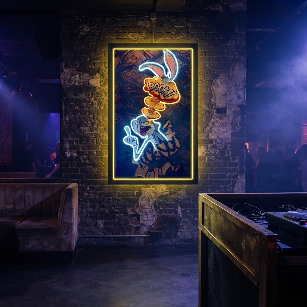 Bugs Bunny Neon Tablo