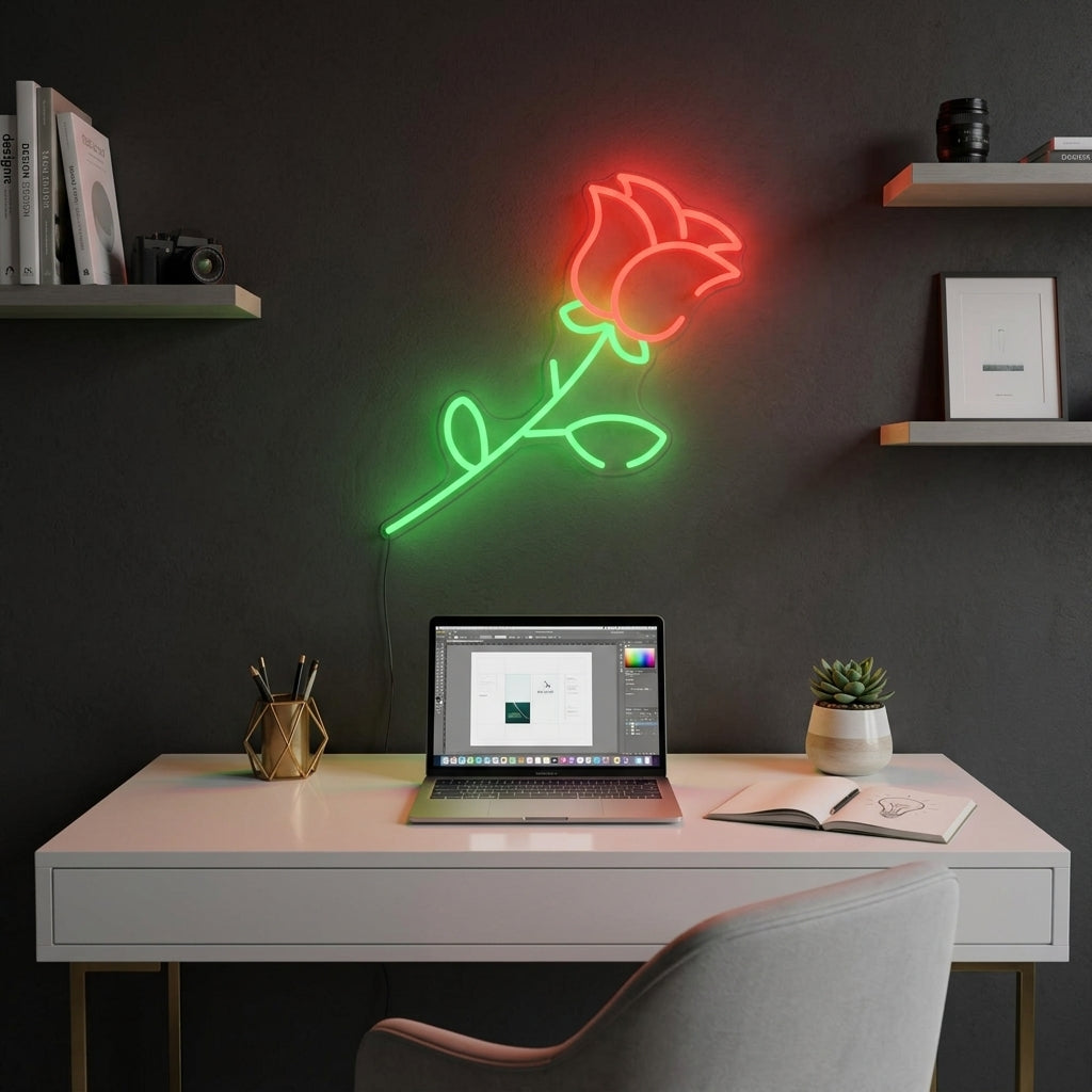 Kırmızı Gül, Neon Tabela
