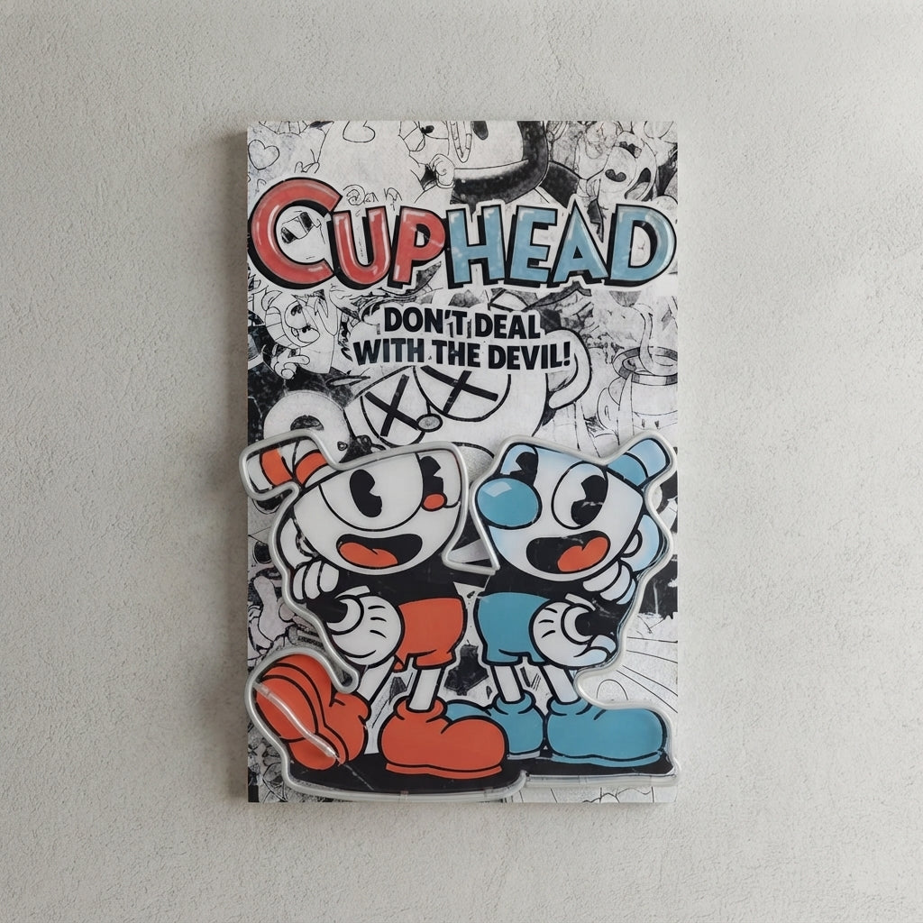 CupHead Neon Tablo