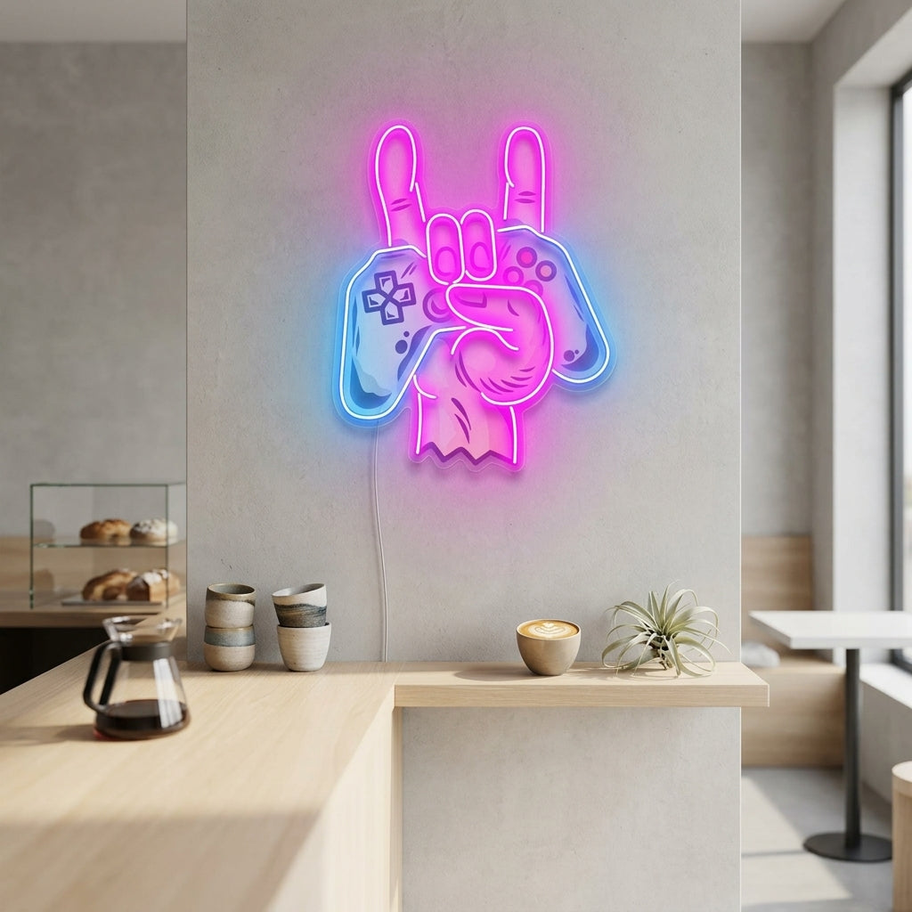 Game Hand Neon Tabela