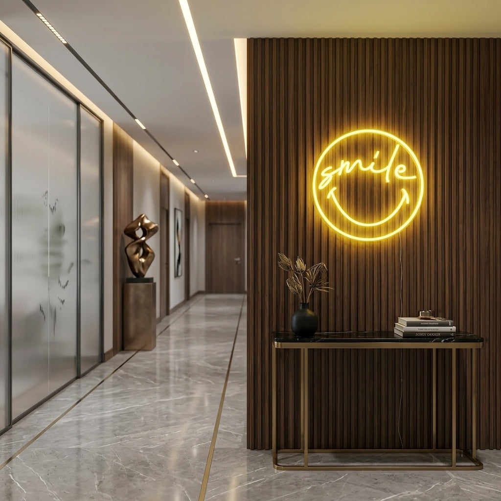 Smile Smiley , Neon Tabela