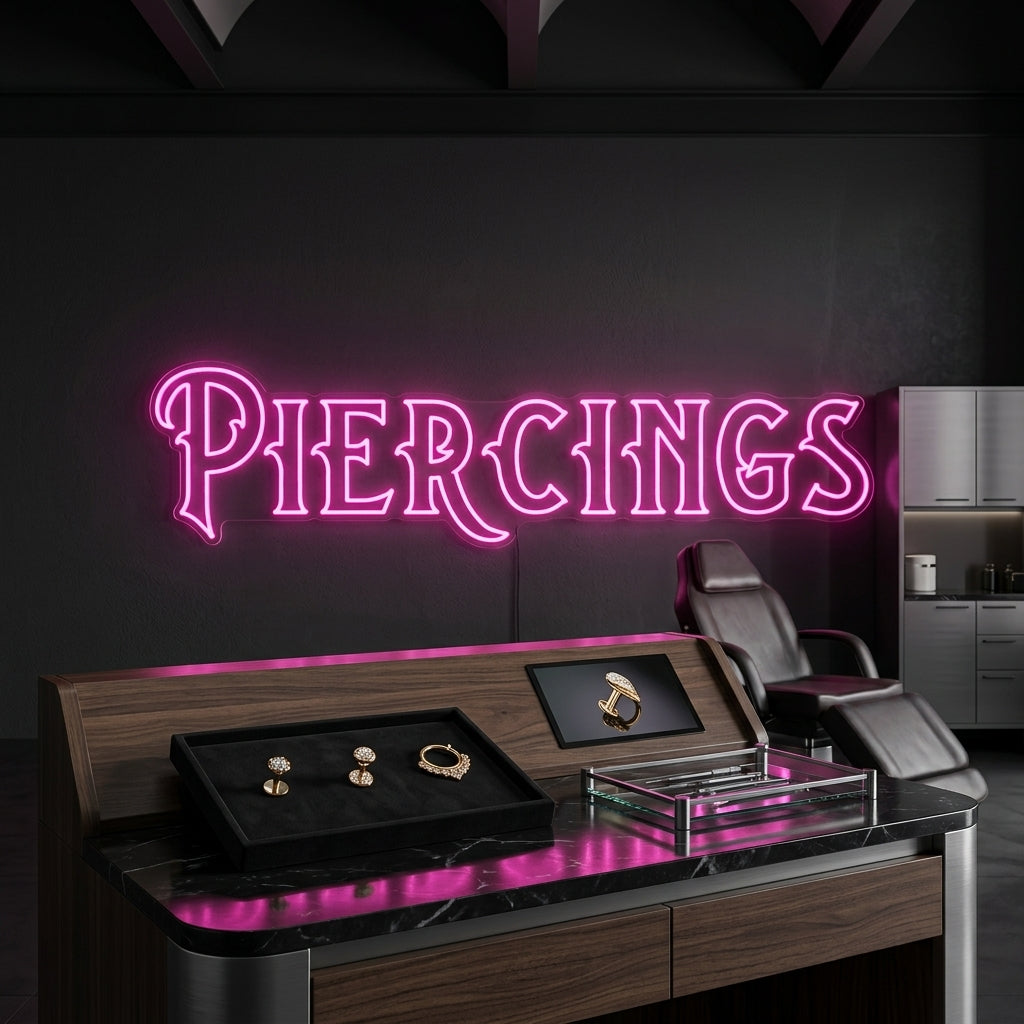 Piercings Neon Dekor