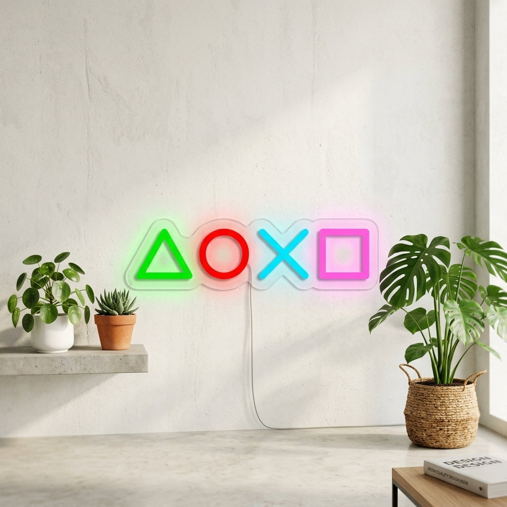 PlayStation Button Neon Tabela