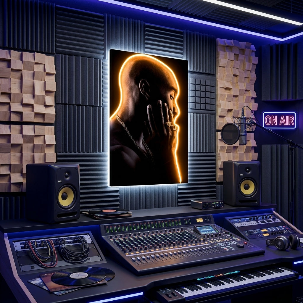 Tupac Neon Tablo