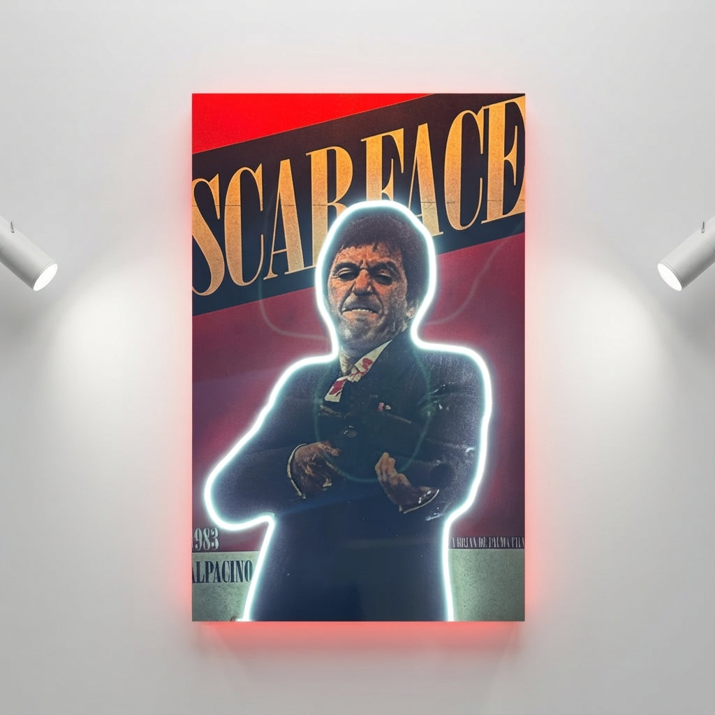 Scarface Neon Tablo