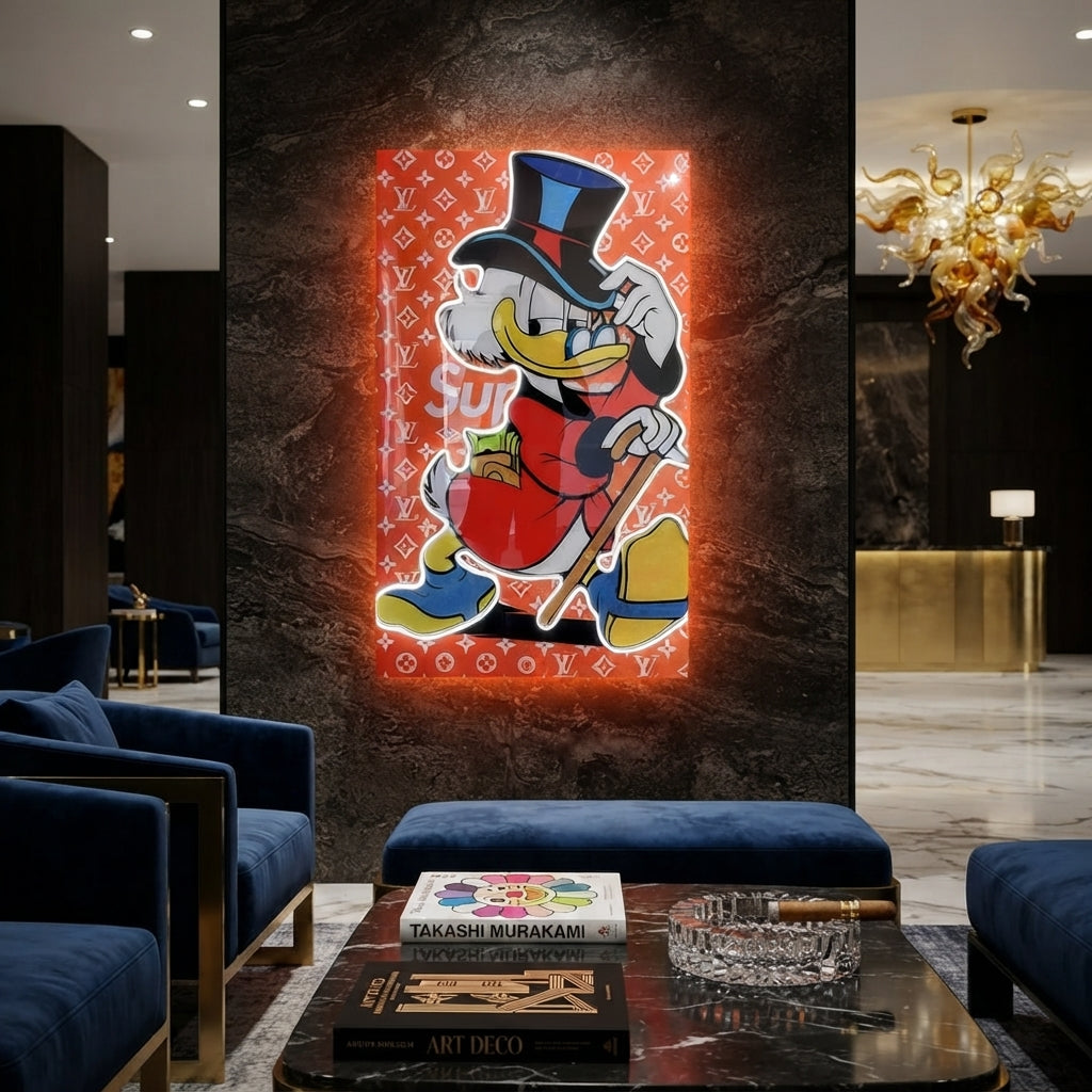 Exclusive Mc Duck Supreme Neon Tablo