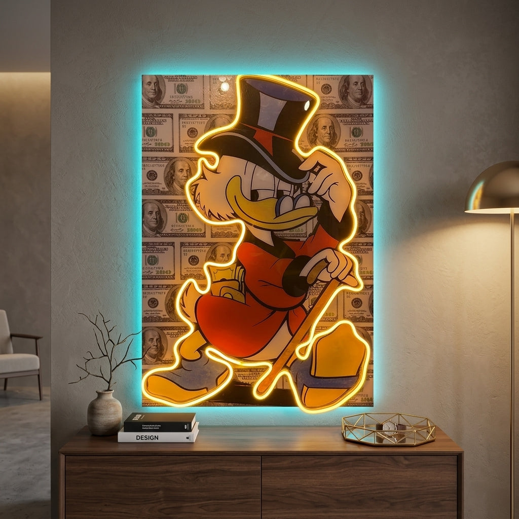 Mc Duck Exclusive Neon Tablo