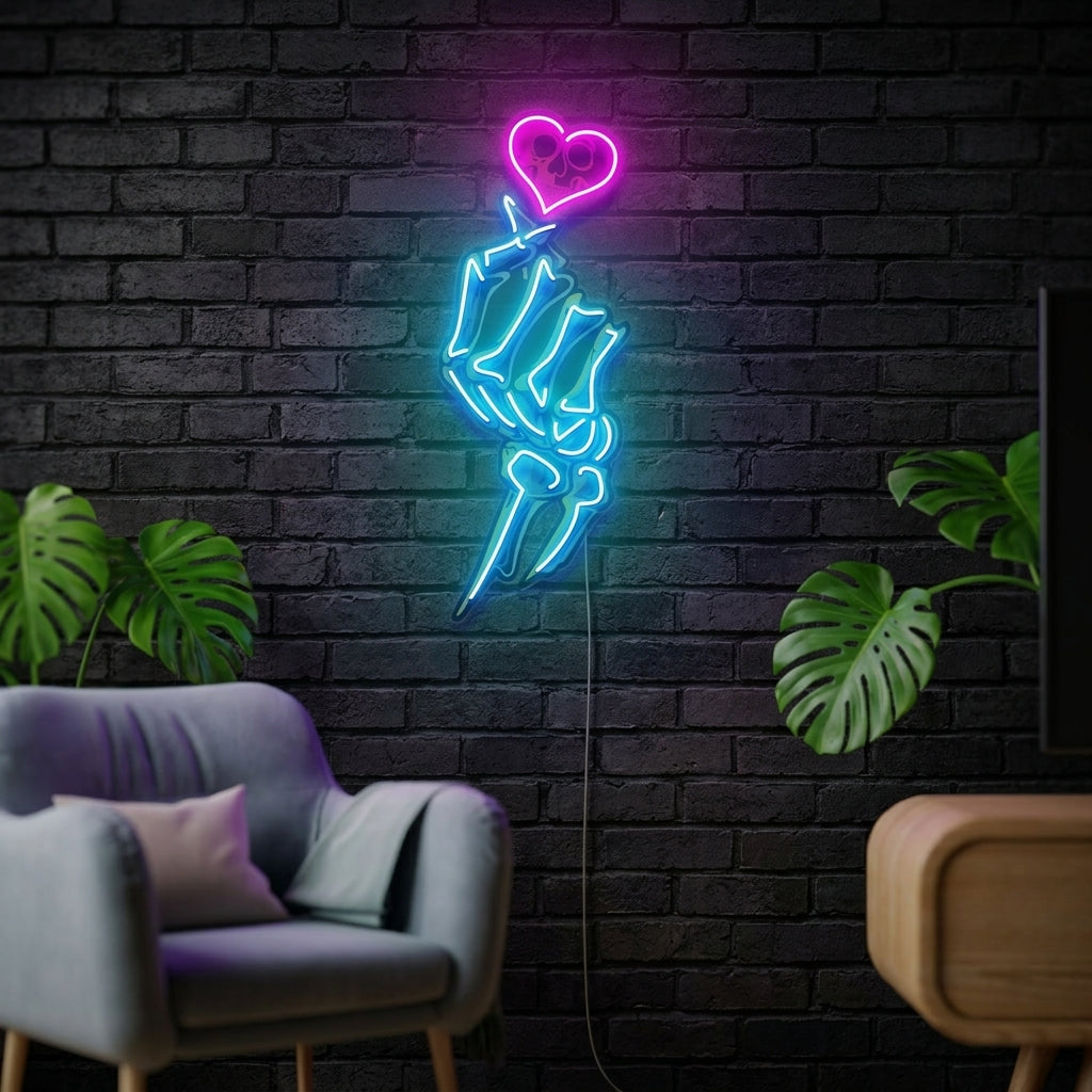 Love Handsign Neon Tabela