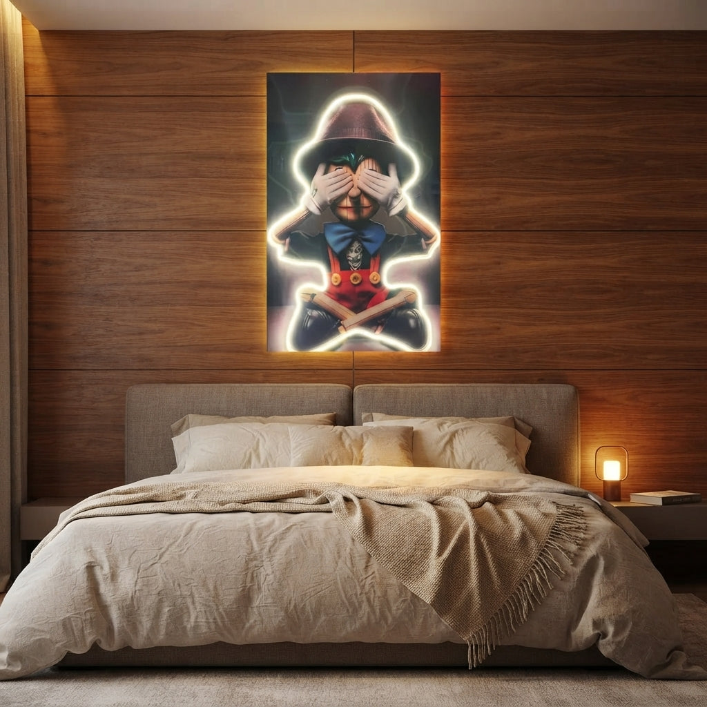 Pinocho Neon Tablo
