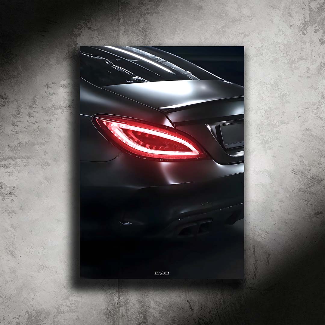 Mercedes CLS AMG 63 Araba Poster (Neon)