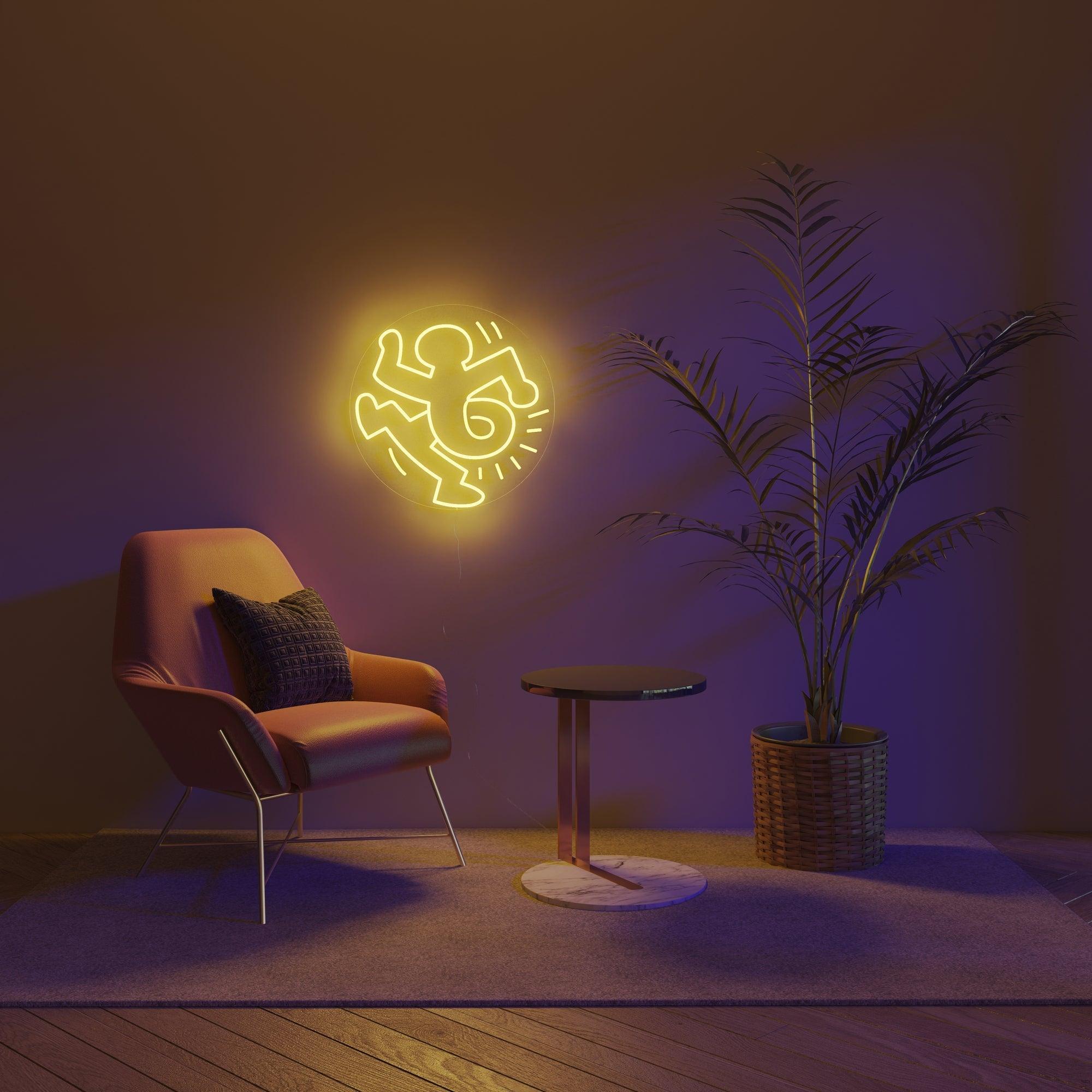 Twisted Man, YP x Keith Haring, Neon Tabela - Neonbir