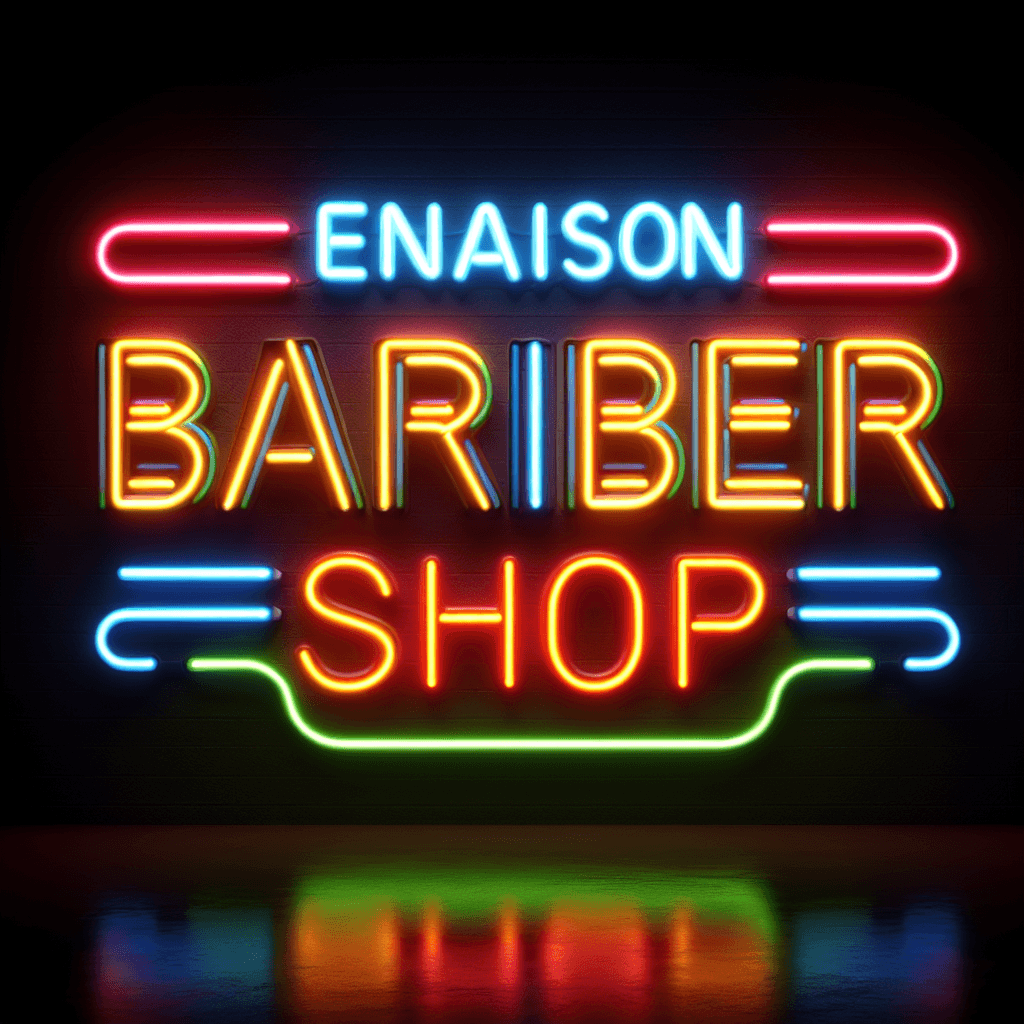 Illuminate Your Barber Shop: Creative Neon Sign Examples for Barbers in Turkey