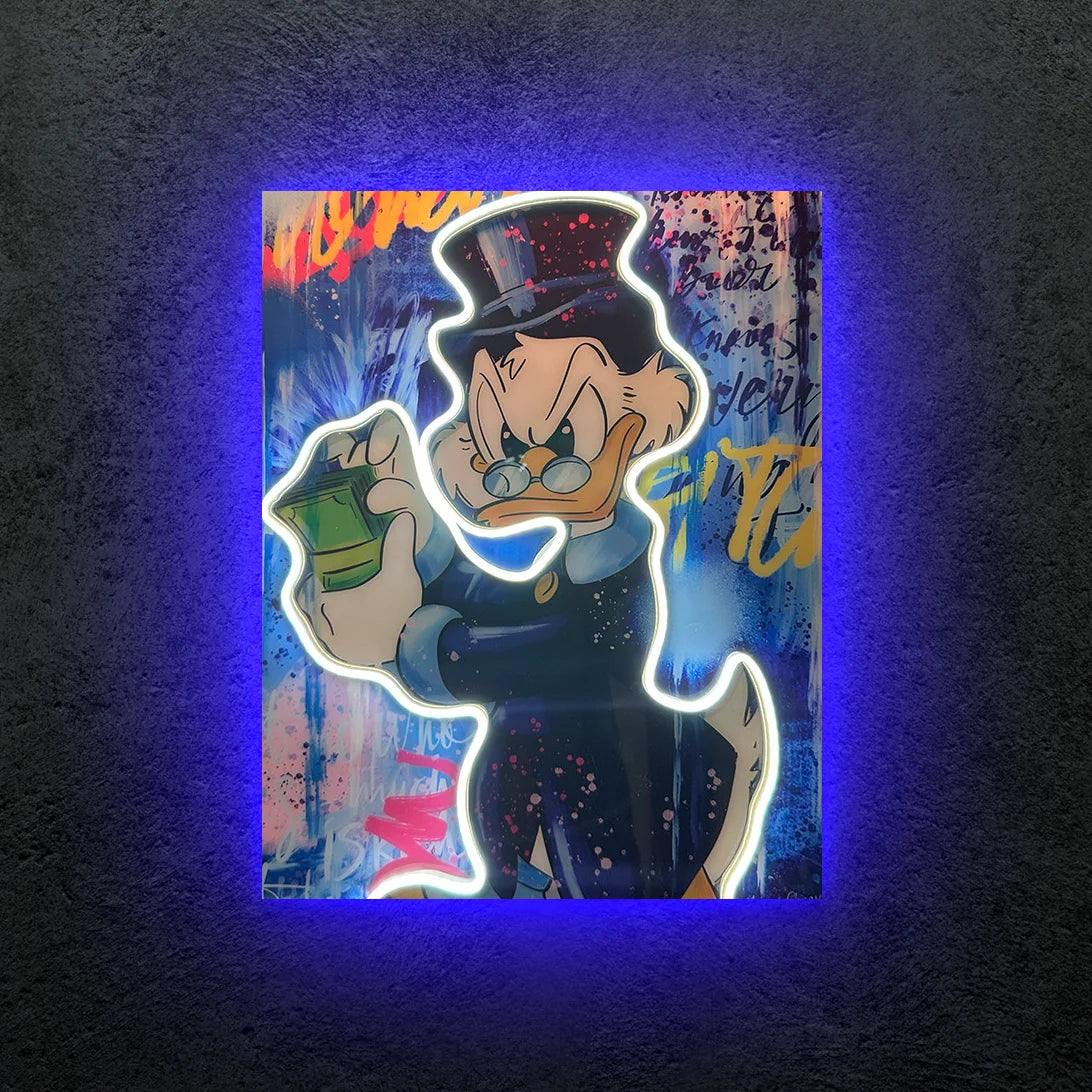 Mc Pato Neon Tablo