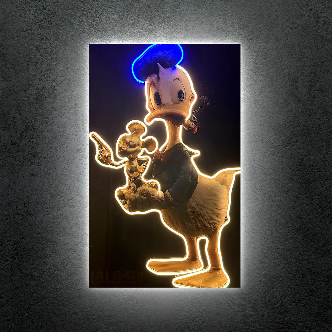 Mc Duck Luminous Neon Tablo