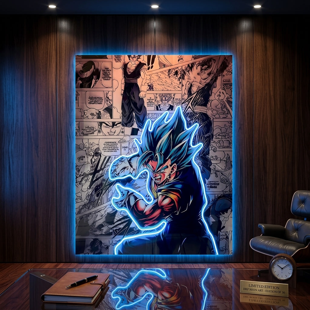 Goku SSJ Dios Azul Neon Tablo