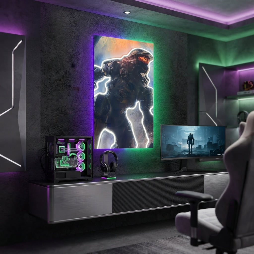 Halo Neon Tablo