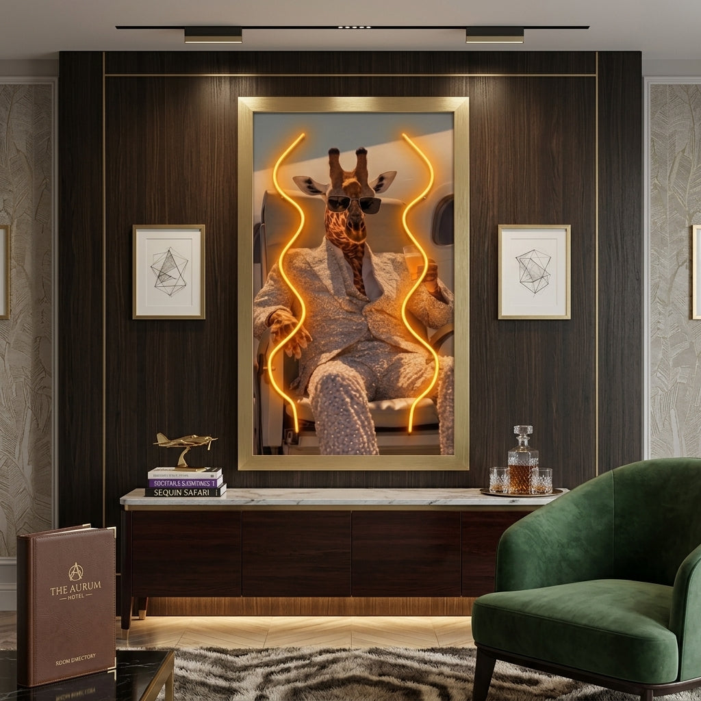 'Jetset Vibes' Özel Tasarım Pop-Art Tablo  – Yeni Sezon
