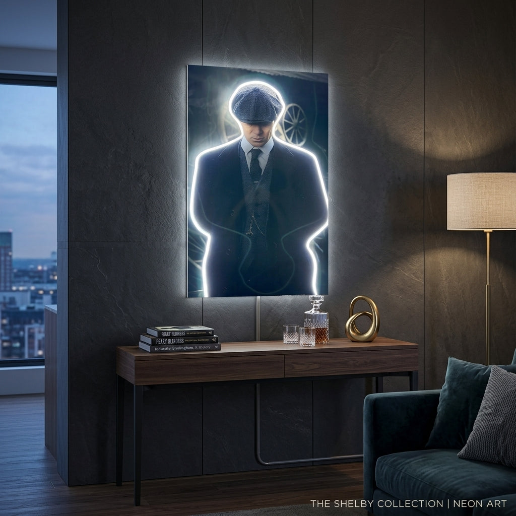 Tommy Shelby Neon Tablo