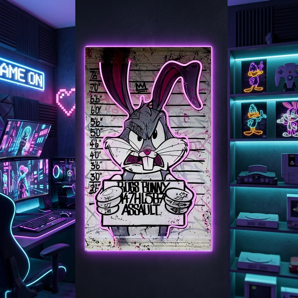 Bugs Bunny Neon Tablo