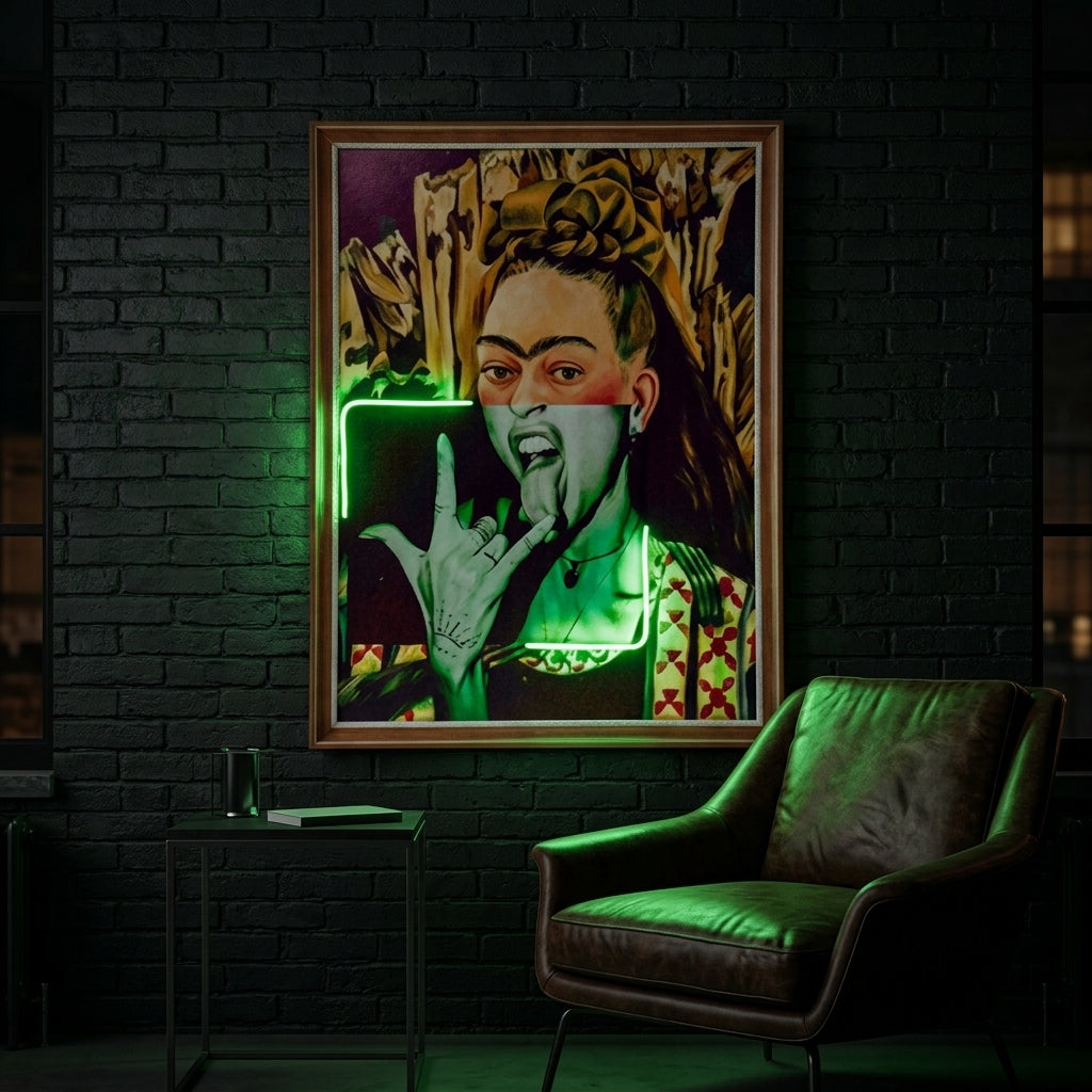Rock’n Roll Frida Art Tablo