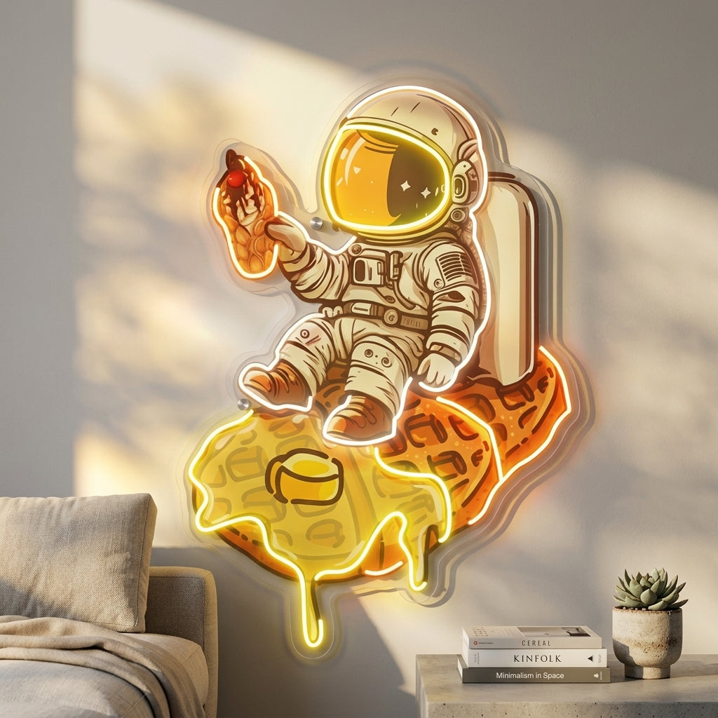 Astronot Waffle Neon Tabela