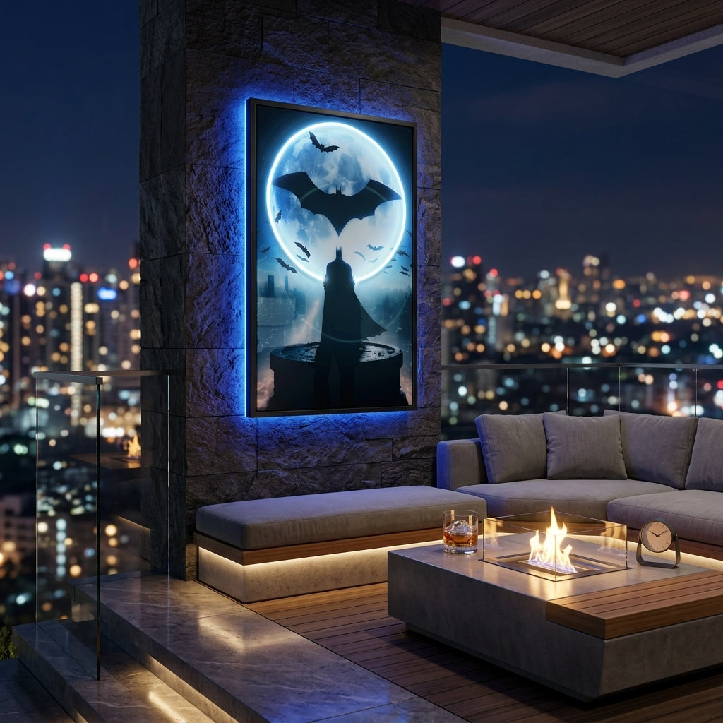 Batman Neon Tablo
