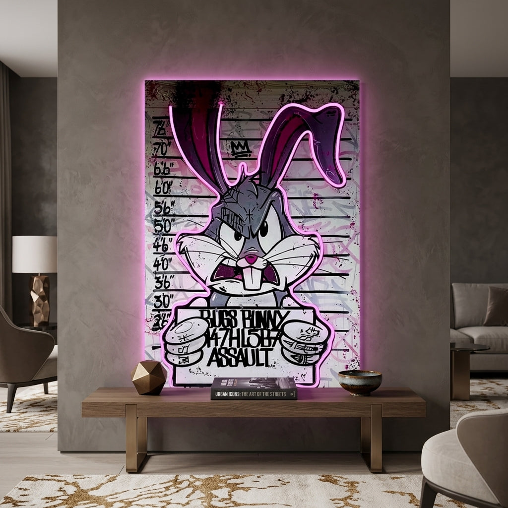 Bugs Bunny Neon Tablo