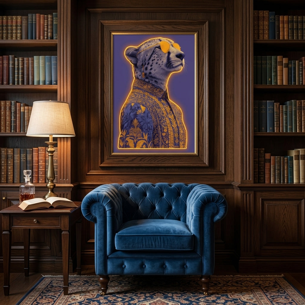 'Purple &amp; Gold Safari' Premium Tablo – Yeni Ürün